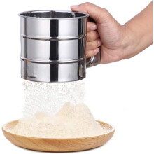 Farine de grains entiers sans gluten, farine de riz brun biologique riche en nutriments et en fibres, poignée à gâchette facile à nettoyer, tamis
