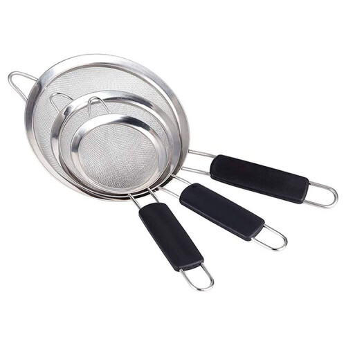 Kitchen Hero, Σετ σουρωτήρι διπλού πλέγματος εξαιρετικά λεπτό, άνετες αντιολισθητικές