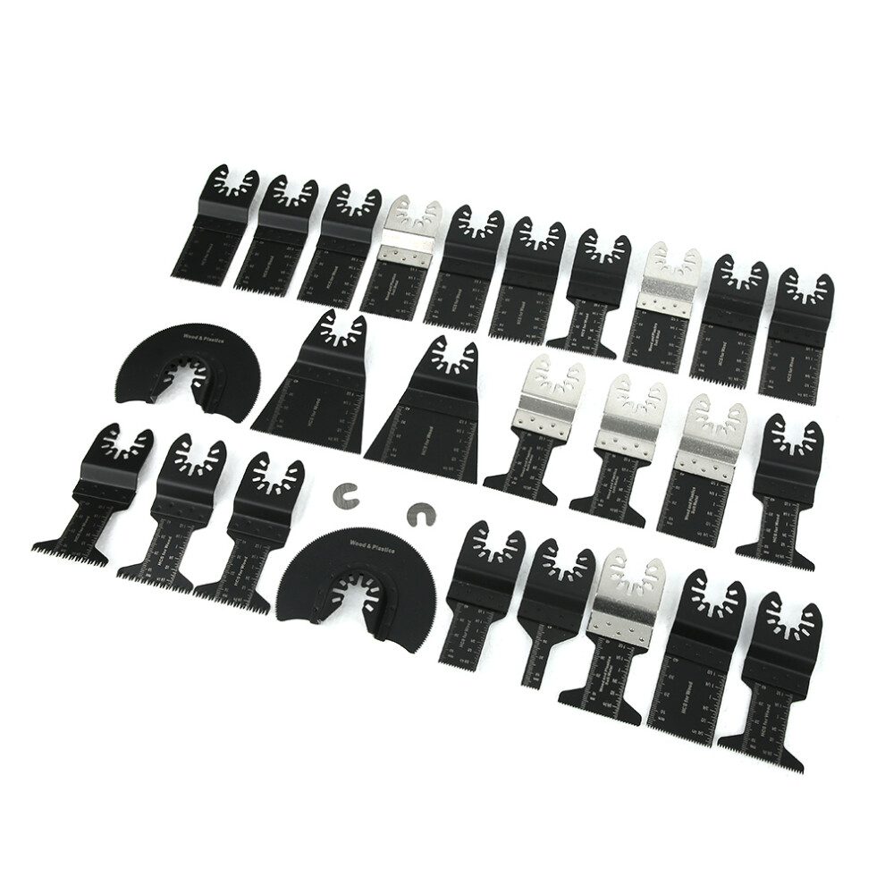 28-Piece Oscillating Saw Blade Set, High Carbon Steel & Bimetal, 44Mm & 34Mm 4961361791326