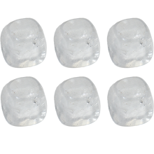 Cristal de Quartzo Transparente para Cura Reiki, Cristais DIY, Pedras Preciosas Naturais para Equilíbrio dos Chakras, Proteção com Pedras Polidas,