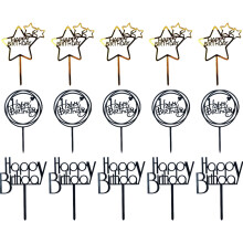 Exzellente Tortendekoration, Happy Birthday Tortenfiguren, elegante Acryl-Tortenaccessoires für unvergessliche Feiern, alles, was Sie zum Dekorieren