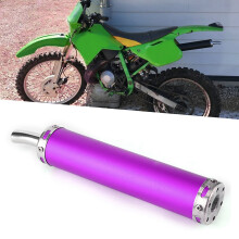 Edelstahl 20mm lila Auspufftrommel für zweirädriges Motorrad