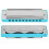 Blues-Harmonica AM-20D 10-Loch E-Dur Messingbasis 1,0 mm Blau 7