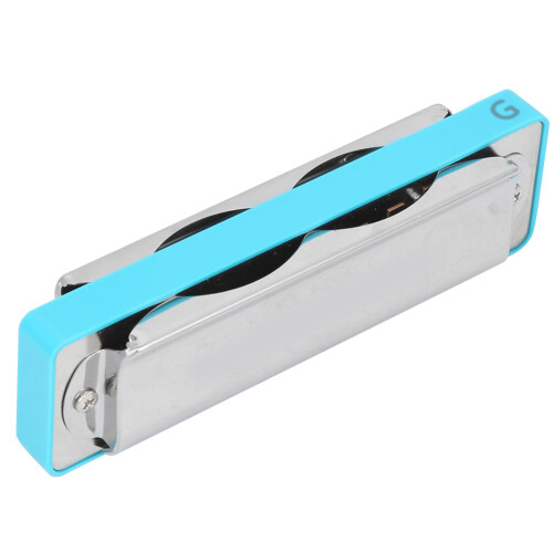 Blue 10-Hole G Key Harmonica - Durable Design for Beginners & Pros 2