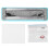 Blues-Harmonica AM-20D 10-Loch E-Dur Messingbasis 1,0 mm Blau 10