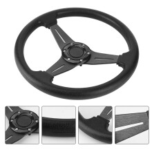Rennwagen Driften Lenkrad 350 mm/14 Zoll Universell Schwarz Hochleistungsfähig