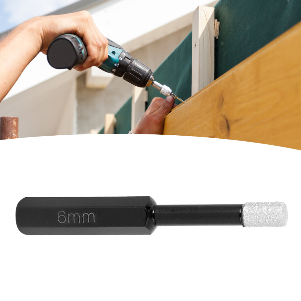 Anti-Slip Hex Shank Dry Drilling Bit For Marble & Tile, 6Mm 8471361795669