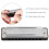 Eb Key 10-Hole Blues Harmonica ABS Resin Comb Professional Beginner Black 14