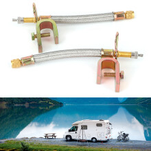 2Stück Edelstahl-Luftventilverlängerung 150mm Universal