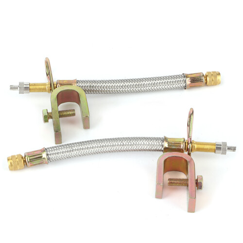 2Stück Edelstahl-Luftventilverlängerung 150mm Universal 1
