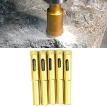 5er Set Gold Diamond Lochsägedrehmesser 10 mm für Fliesen & Beton