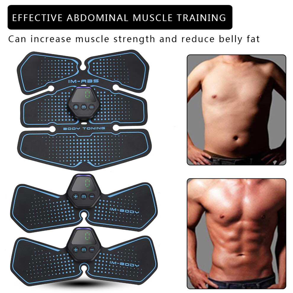 Full Body EMS Muscle Toner with 10 Modes & USB Charging Capability