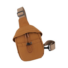 Casual Shoulder Bag With Multiple Pockets Adjustable-brown