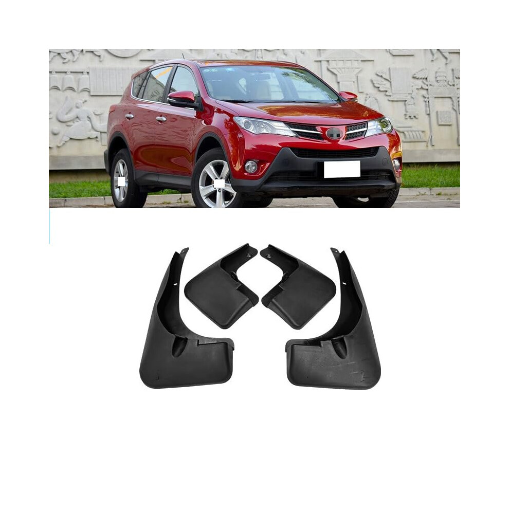 4 Pcs Car Mud Flaps,For Toyo-Ta Rav4 2013-2015,Splash Guards Custom,Front And Rear Mudflaps Protection 9105992102945