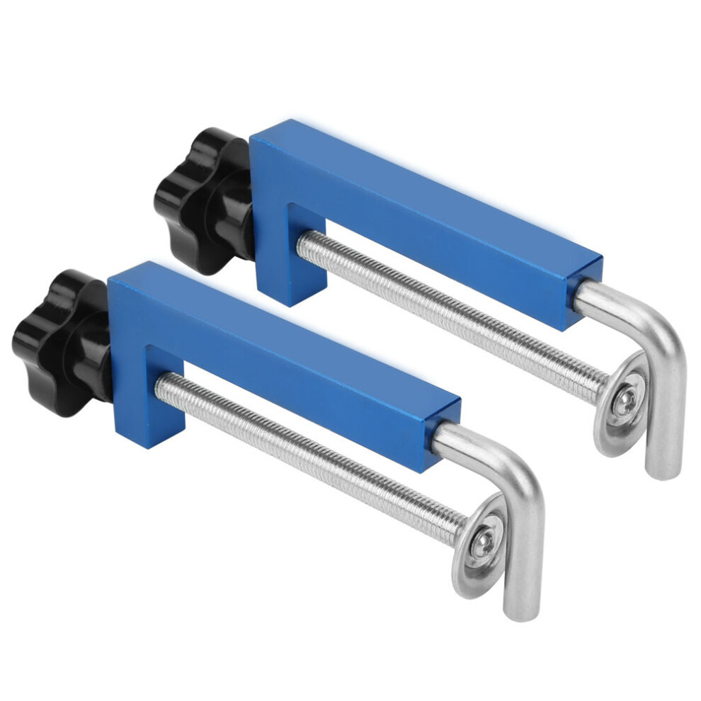 2Pcs 120Mm Aluminum Alloy Flexible Fence Clamp For Diy Woodworking 8181361800453