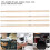 2 Pairs Maple 5A/5B Jazz Drumsticks for Beginners, 40.7cm, Burlywood 14