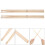 2 Pairs Maple 5A/5B Jazz Drumsticks for Beginners, 40.7cm, Burlywood 13