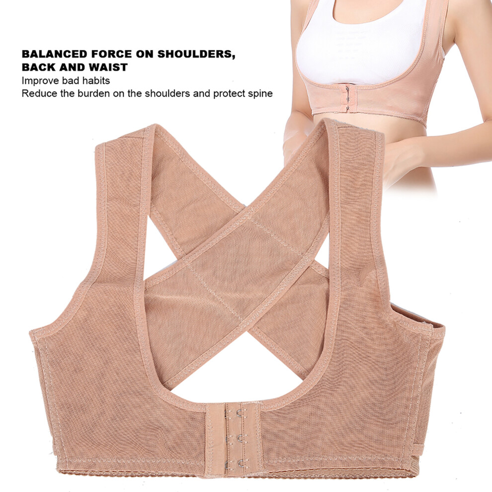 Adult Breathable Posture Corrector Belt Skin Color S-XXL