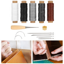 Lederhandwerkszeug-Set für DIY-Handnähen, Punching, Schnitzen & Sattlerarbeiten