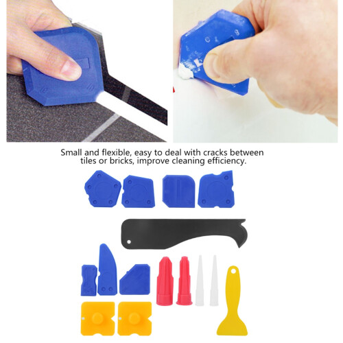 Silicone Sealant Tools Set 15Pcs Spatula Scraper Glass Window Cleaning Aussie 2