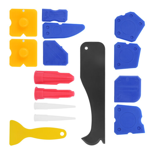 Silicone Sealant Tools Set 15Pcs Spatula Scraper Glass Window Cleaning Aussie 1
