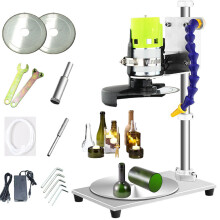 Electric Bottle Cutter Machine, Adjustable Speed for DIY Glass and Ceramic Bottle Cutting on Various Shapes