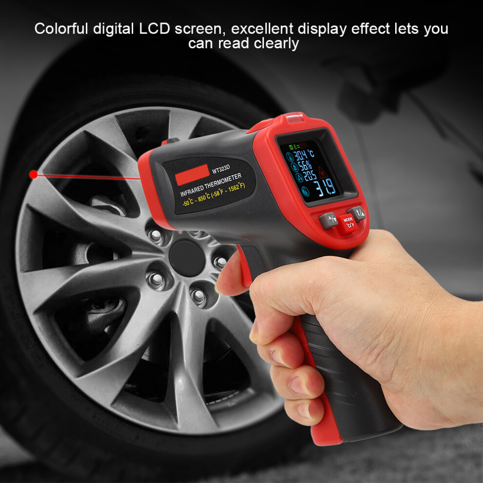 WT323D Infrared Thermometer -50 to 850 with Laser & LCD Display