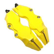 Brake Cover - Three-dimensional Sturdy Brake Cover, Covers Set Multifunctional Car Wheel Protector Decorative for Men H Yellow
