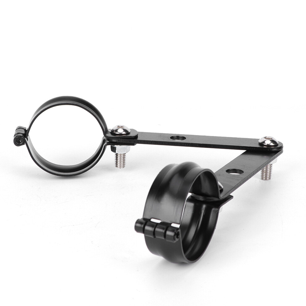 Motorcycle Headlight Bracket Fork Mount 51Â60Mm Cnc Adjustable Clamp Black 4681361806461
