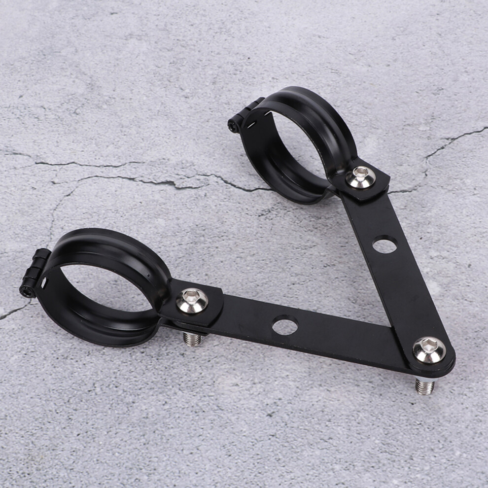 Bike Headlight Mounting Clamp Universal Fit For 34-41Mm Forks Motorcycles Black 4611361806475