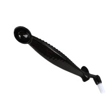 Broyeur à café à poignée ergonomique, brosse avec poignée-Noir
