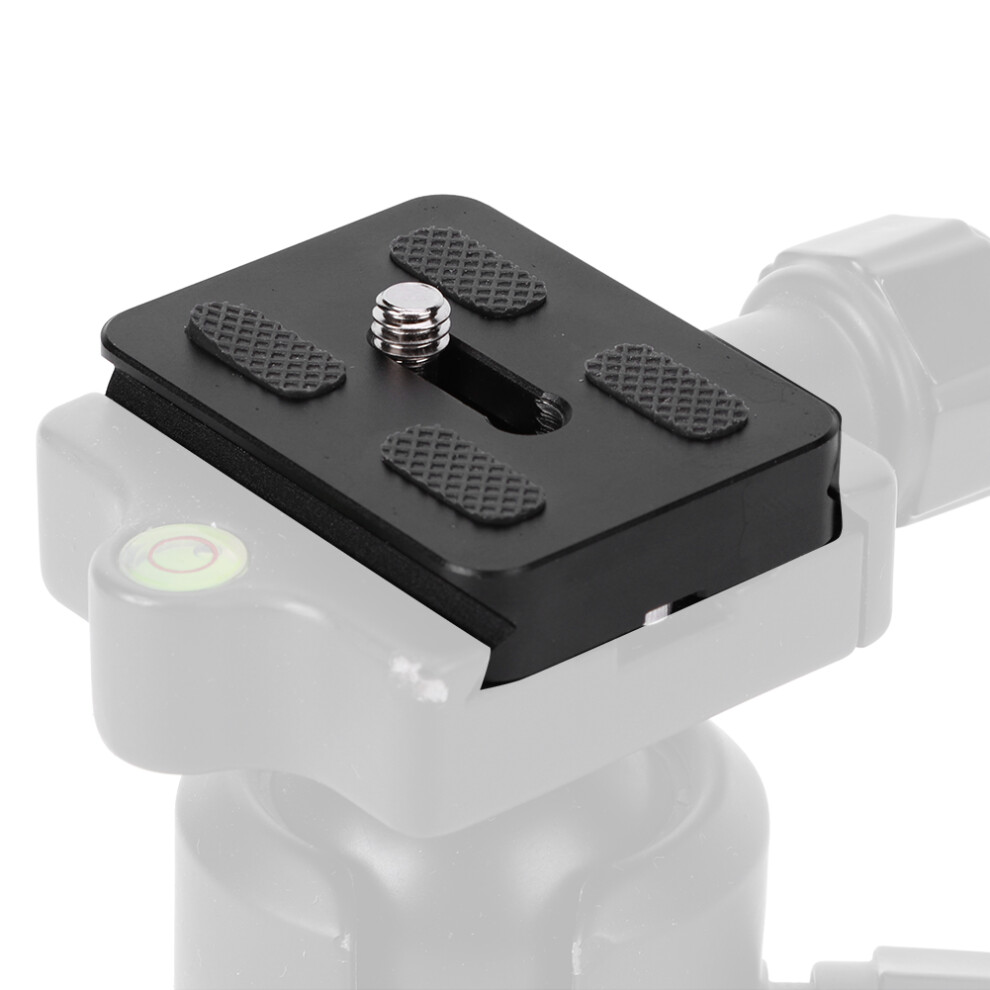 Aluminum Alloy Quick Release Plate Adapter For Camera 38X50mm Black 4091361809124
