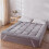 Living And Home Grey Comfortable Quilted Mattress Topper, King 4