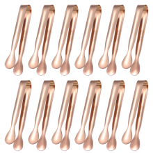 Leicht zu reinigende Mini-Servierzange aus sicherem Edelstahl, rostfrei und vielseitig einsetzbar für Buffet oder Küche.