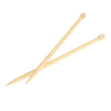 2 Stück Holzstricknadeln 35cm 12mm Große Spitze DIY Schal Pullover