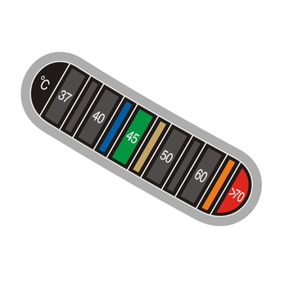 Adhesive Bottle Thermometers Strips Displays Temperature in