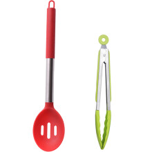 Robuste Küchenzange aus Edelstahl mit Verriegelung, hitzebeständig, rostfrei und korrosionsbeständig, ergonomisches Design für komfortable