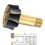 2Pcs Brass Pressure Washer Replacement Adapter Set Pressure 6