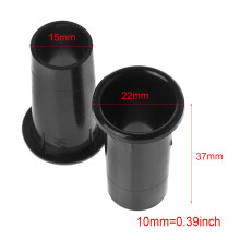 Lightweight Subwoofer Woofer Speaker Port Tube 2-3 Inch-Black