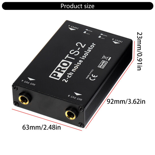 6.5mm Ground Rings Noise Isolator Amplifiers Noise Filter for 1