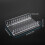 Contemporary Acrylic CDs Rack, Clear Storage Solution for 12 3