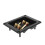 Black Compact Screw Terminal Round Cup Connector Angled-Black 6