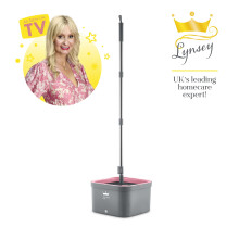 Swan x Lynsey Turbo Spin Mop - Pink/Grey
