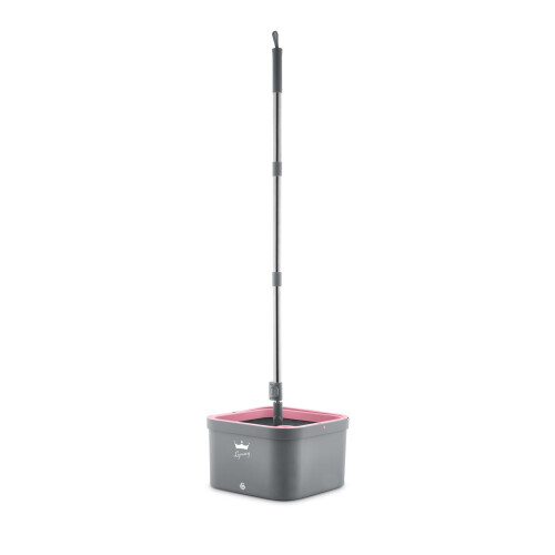 Swan Swan x Lynsey Turbo Spin Mop - Pink/Grey 1
