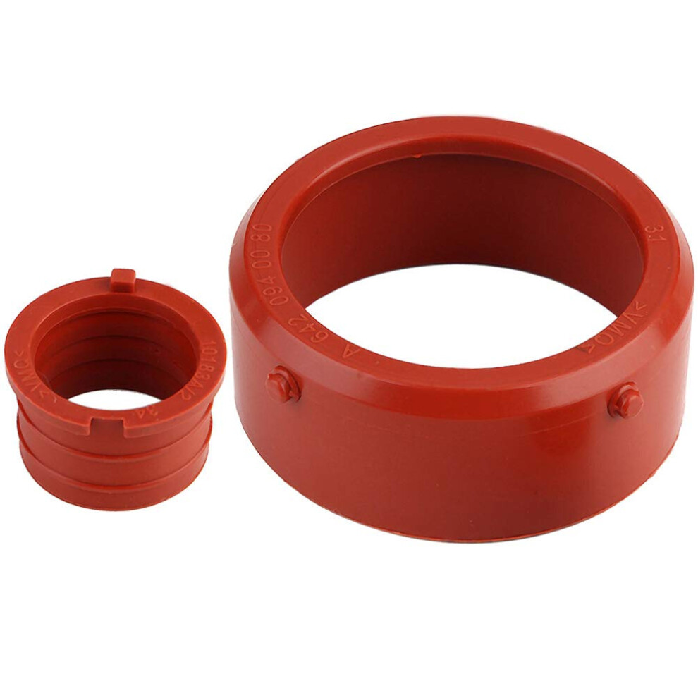 Turbo Intake Seal Engine Breather Seal Kit, Plastic A6420940080 Turbo & Breather Intake Seal Kit Breather Seal Replacement For Om642 Engines Red 9105992103379