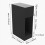 Living And Home Black Bedside Table with a Drawer 6