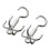 Durable 360 Degree Rotating Closet Rod Hook 360 Degree Rotating 1