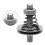 2Pcs Industrial Sewing Machine Thread Tension Regulator Thread 5