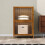 Living And Home 2-Tier Versatile Bamboo Storage Cabinet 2
