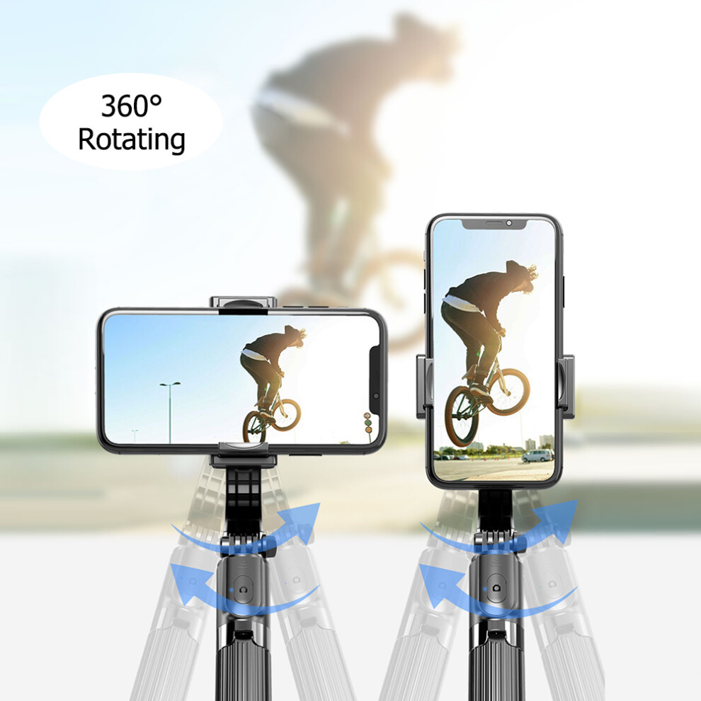 Phone Gimbal Stabilizer Selfie Stick Tripod 86Cm With Remote Shutter 3731361813943